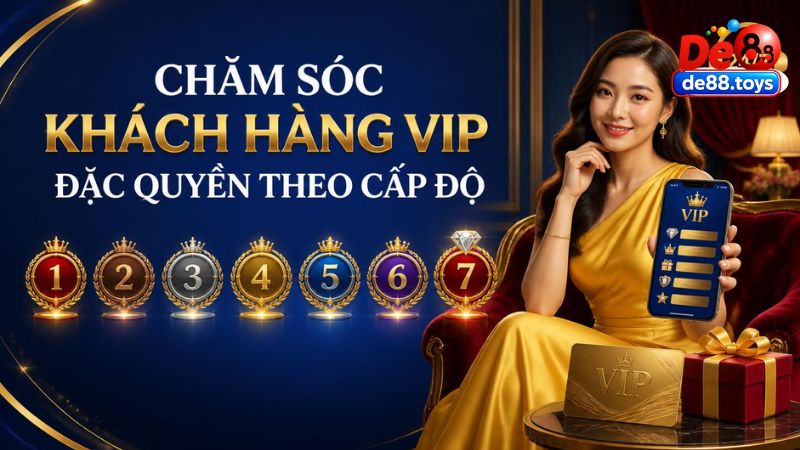 Chương trình chăm sóc khách hàng VIP DE88