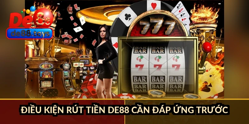 Điều kiện rút tiền DE88 cần đáp ứng trước