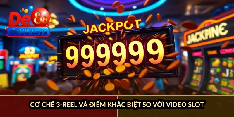 Cơ chế 3-reel và điểm khác biệt so với video slot