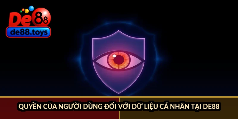 Quyền của người dùng đối với dữ liệu cá nhân tại DE88
