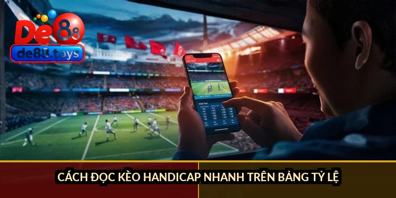 Cách đọc kèo handicap nhanh trên bảng tỷ lệ